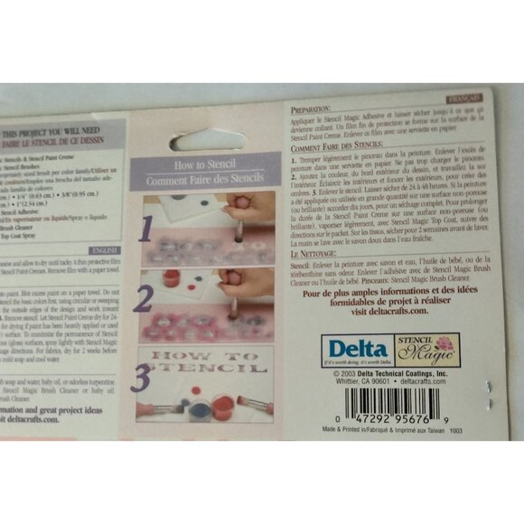 Delta Stencil Architectural Elements fleur de lis - Picture 4 of 9